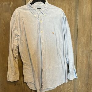 Polo by Ralph Lauren Men's Light Blue Shirt